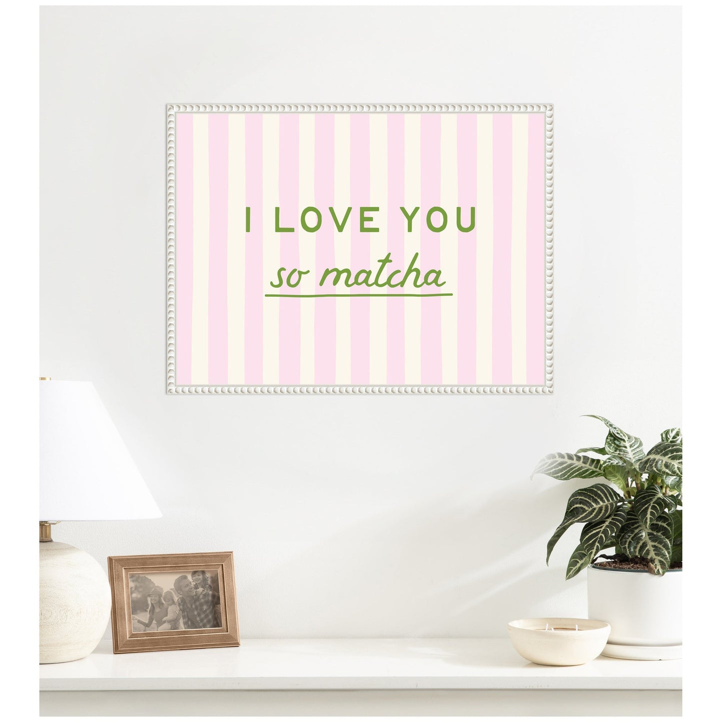 I Love You So Matcha Wall Art Print