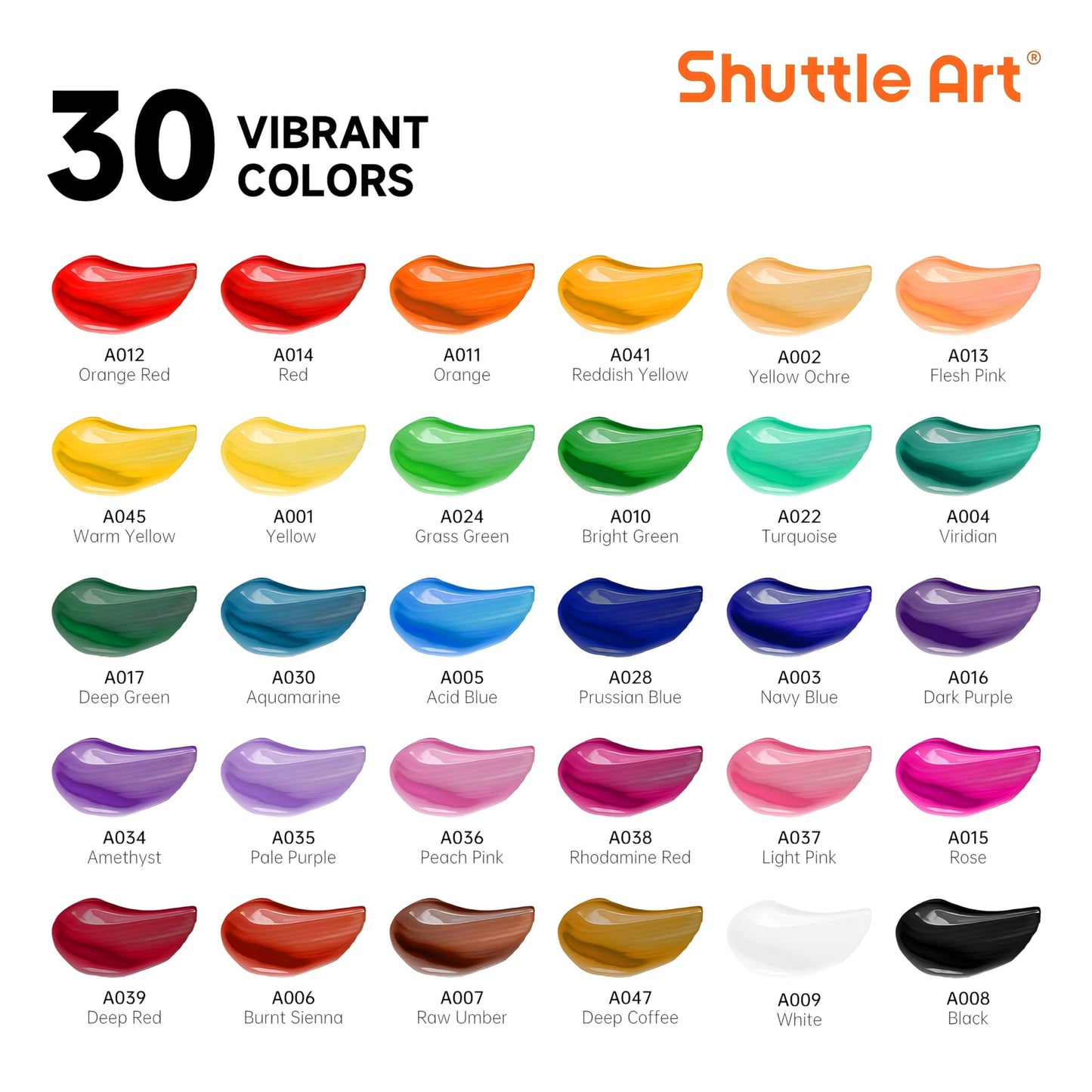 Shuttle Art Acrylic Paint Set