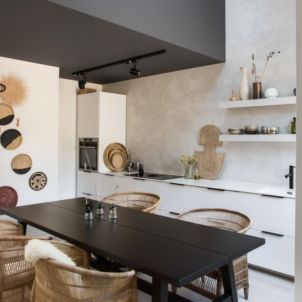 Maravi Natural Palm Leaves Woven Wall Art