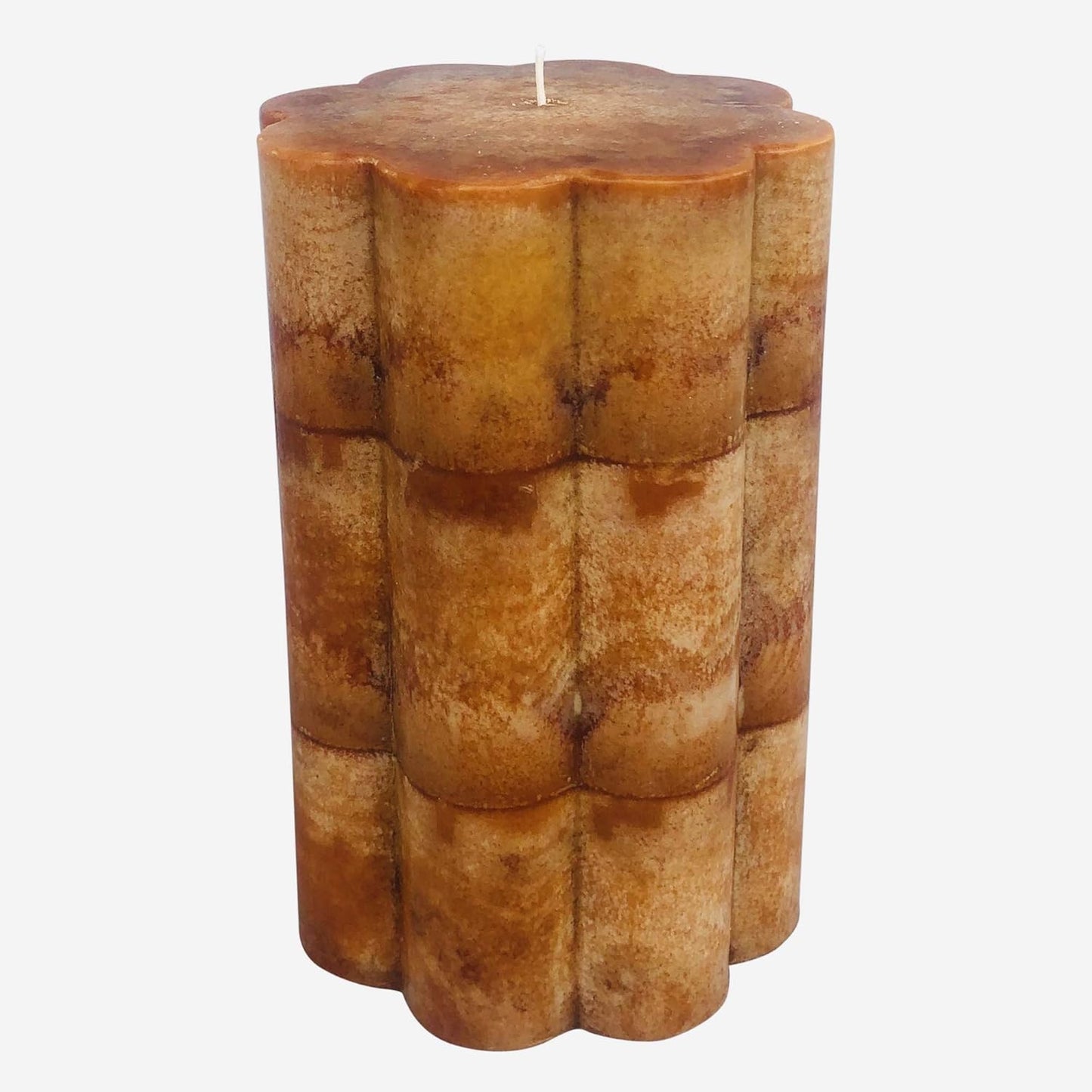 Wicks N More Pumpkin Perfect Hand Crafted Pillar Candles (3X4)