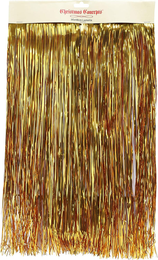 Christmas Concepts® Shiny Icicles Strands - Lametta Christmas Tree Decorations (Copper)