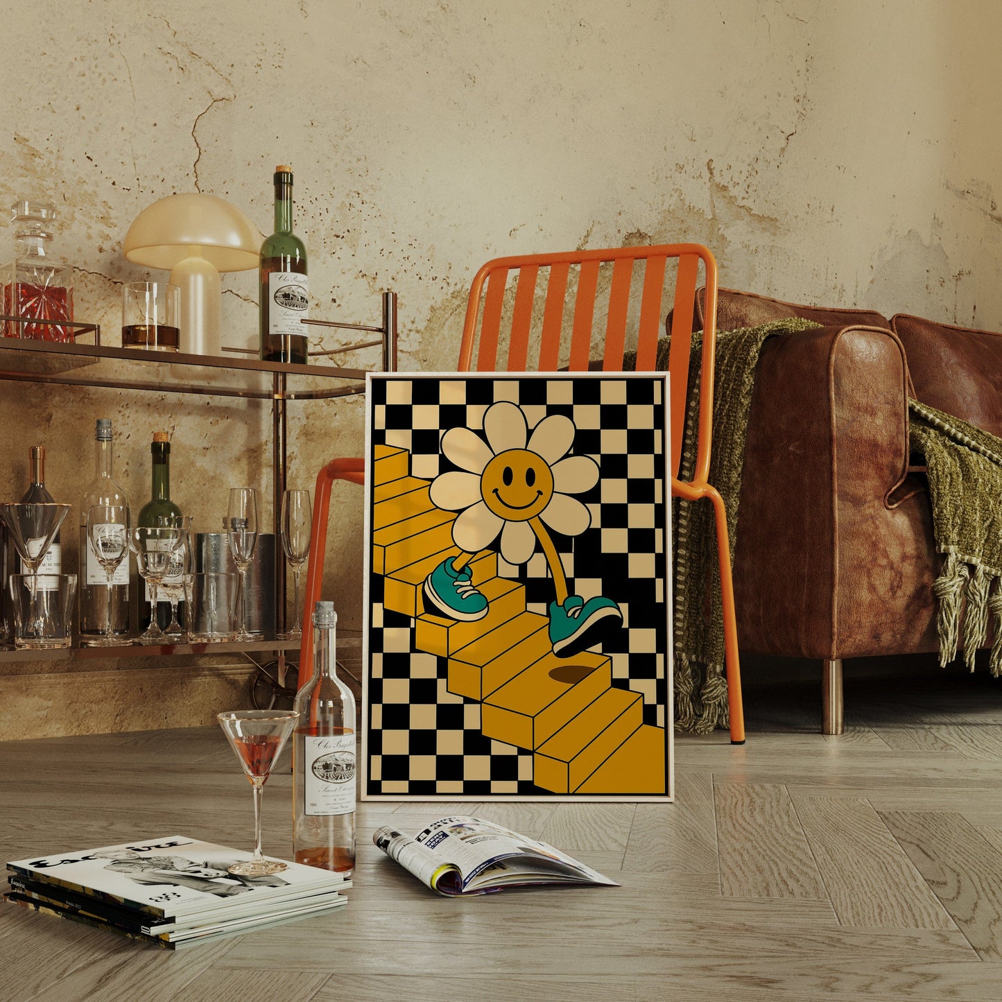 Groovy Daisy Print