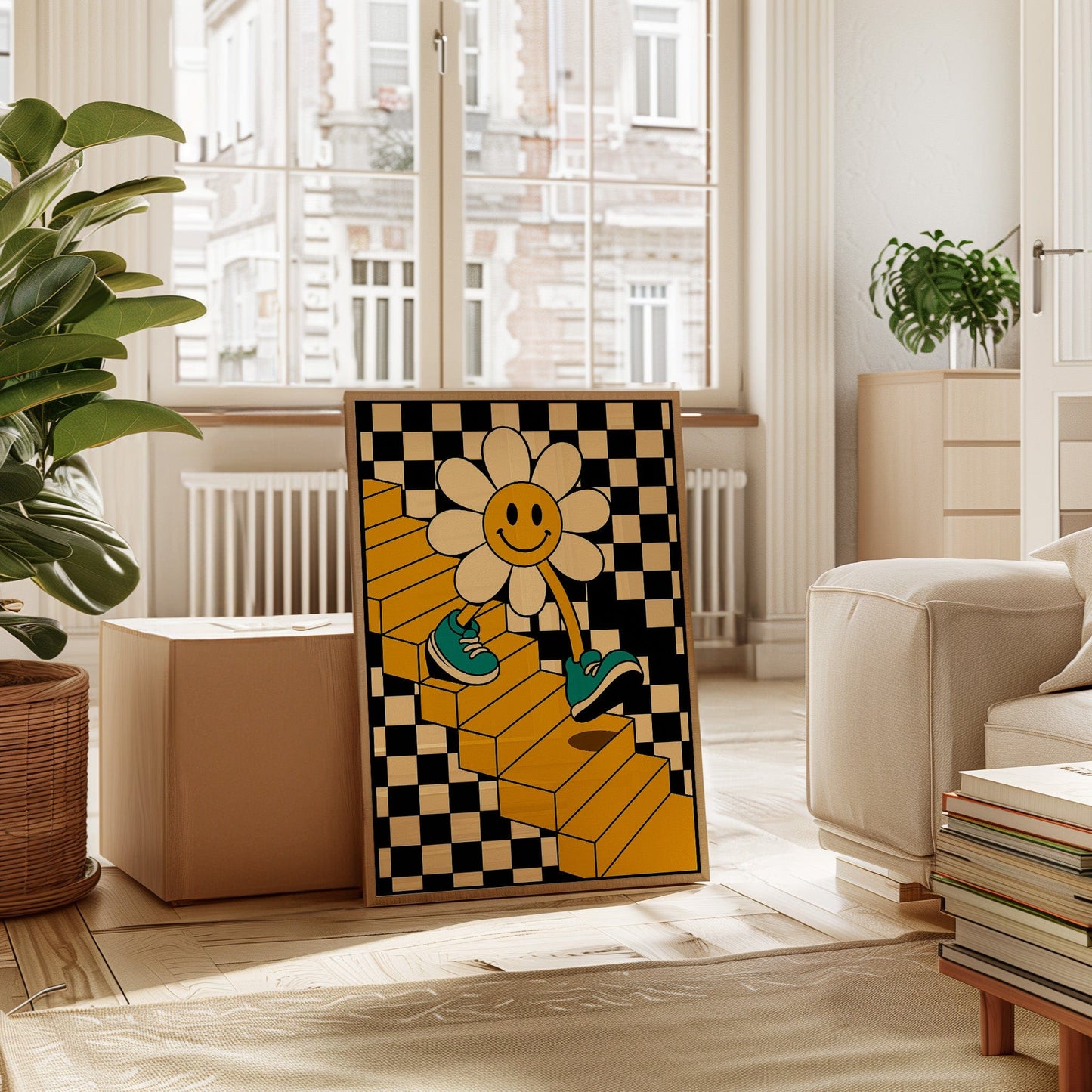 Groovy Daisy Print