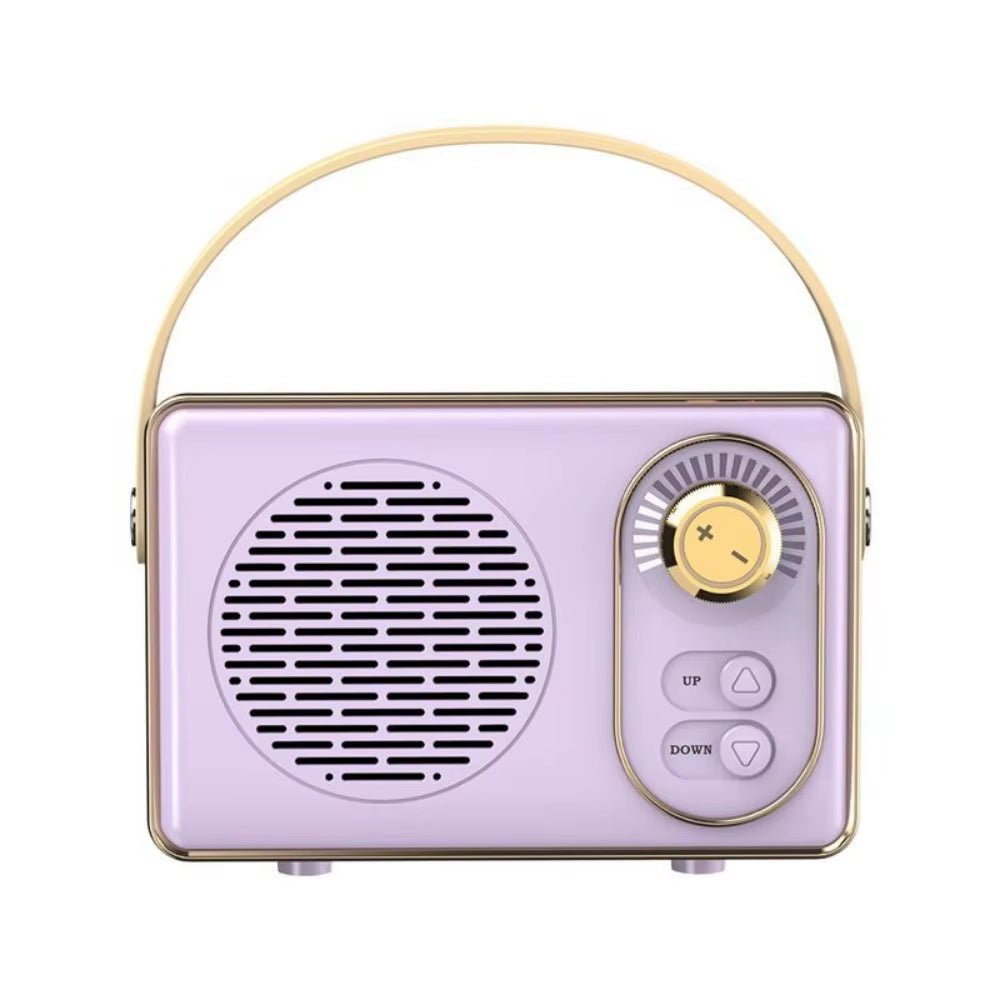 Retro Bluetooth Portable Speaker Small Wireless Stereo,Loud Volume TF Card Slot and MP3 Player for Iphone Android