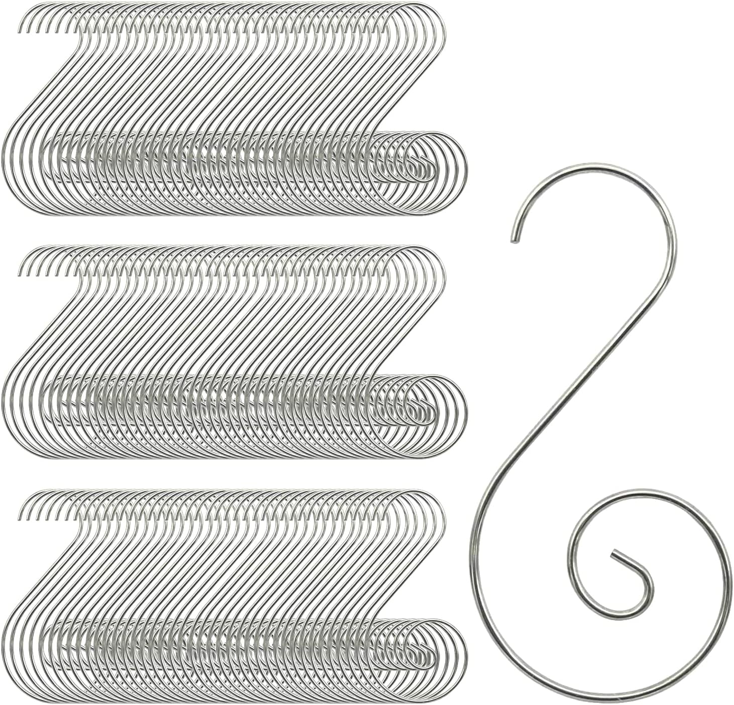 Christmas Ornaments Hooks Xmas Tree Hanger Great for Christmas Tree Decoration - 120 /Gold