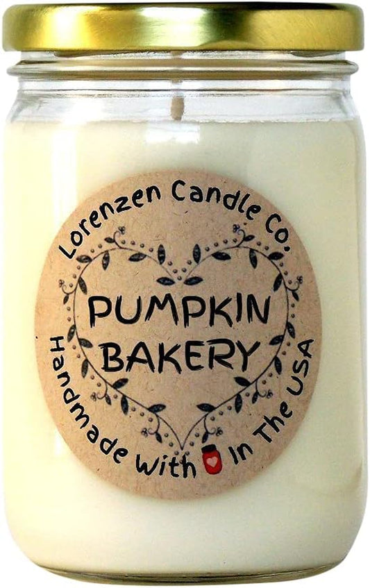 Pumpkin Bakery Soy Candle, 12Oz | Handmade in the USA with 100% Soy Wax
