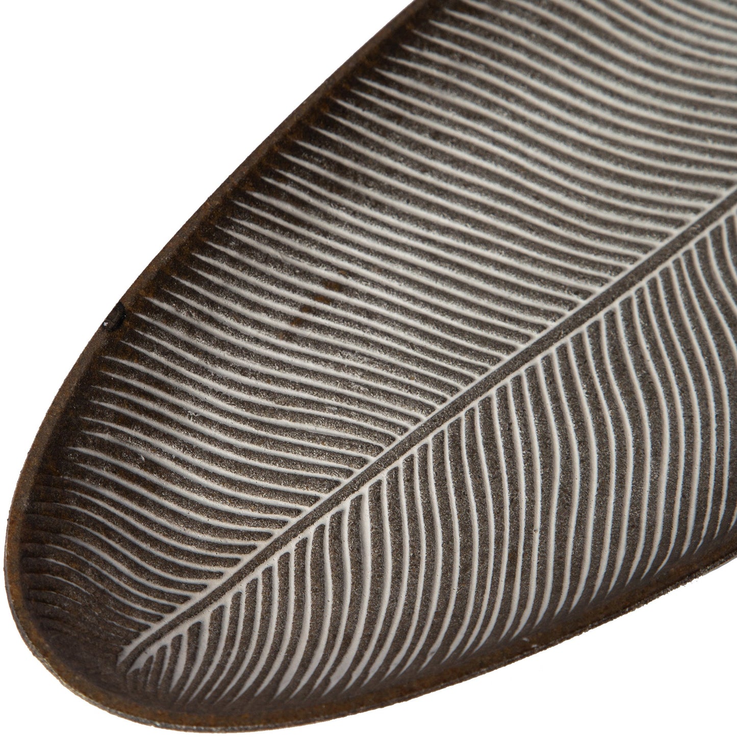 Leaf Design Wood Tray