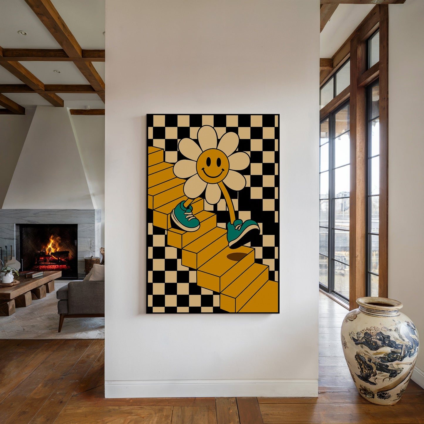 Groovy Daisy Print