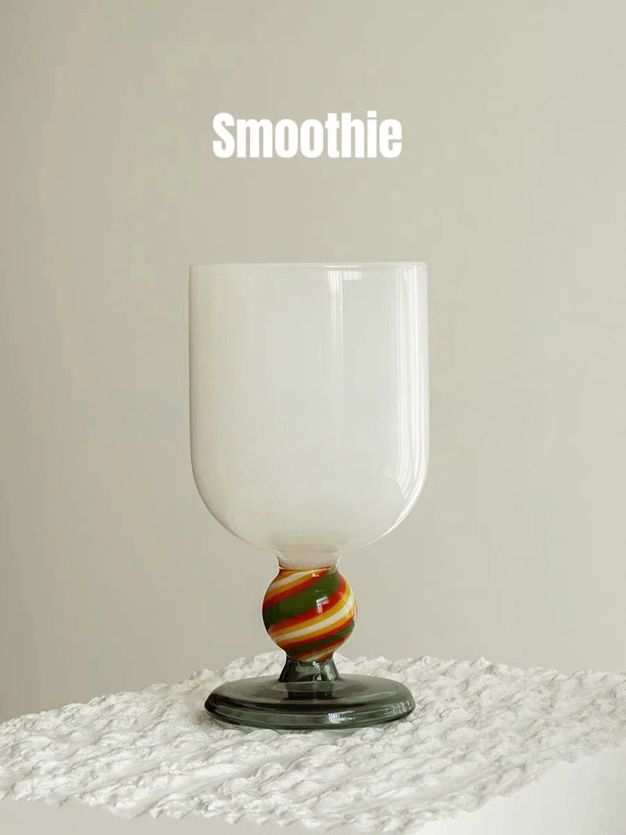 Gumballs Wine Glass - Eclectic Whimsical Coloured Cocktail Glasses