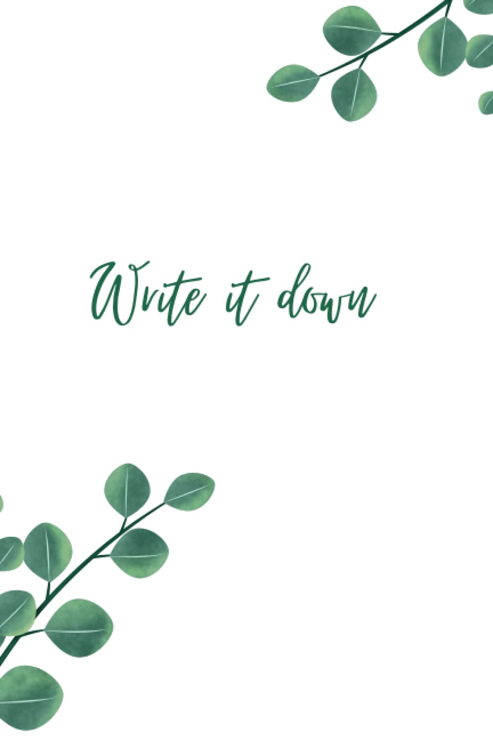 Write it down: All in one planner and journal