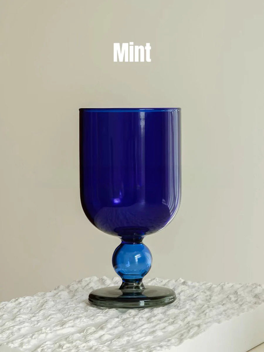 Gumballs Wine Glass - Eclectic Whimsical Coloured Cocktail Glasses
