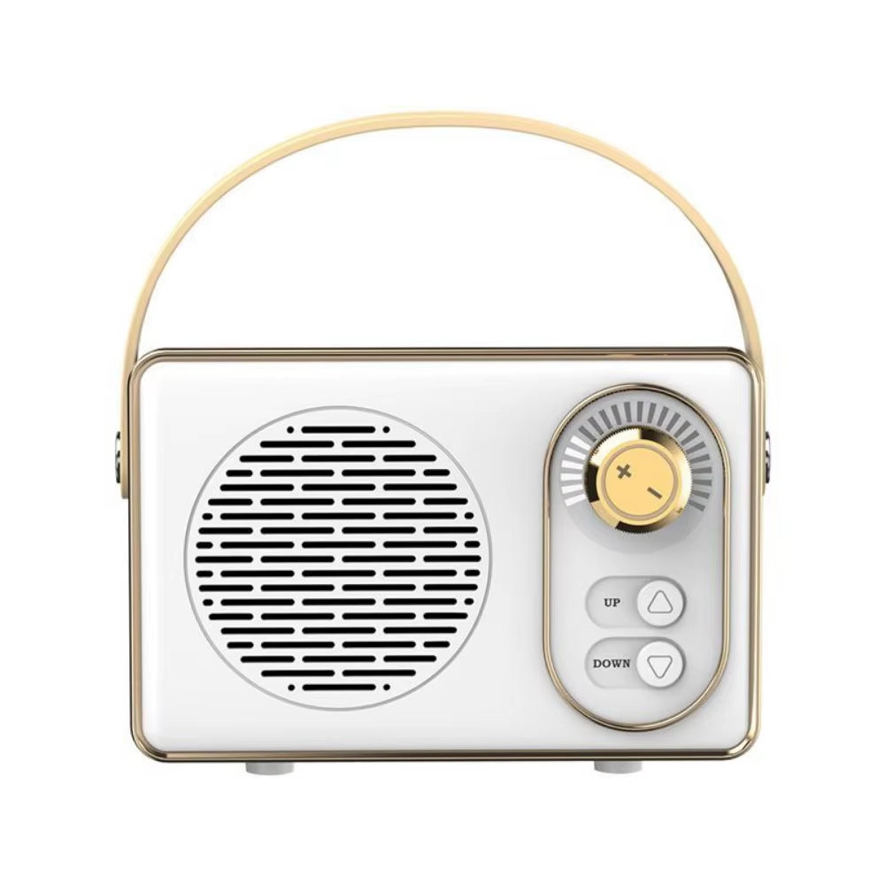 Retro Bluetooth Portable Speaker Small Wireless Stereo,Loud Volume TF Card Slot and MP3 Player for Iphone Android