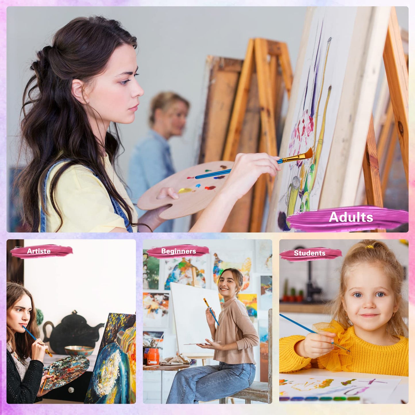 Paint Brushes Set (20 piece)