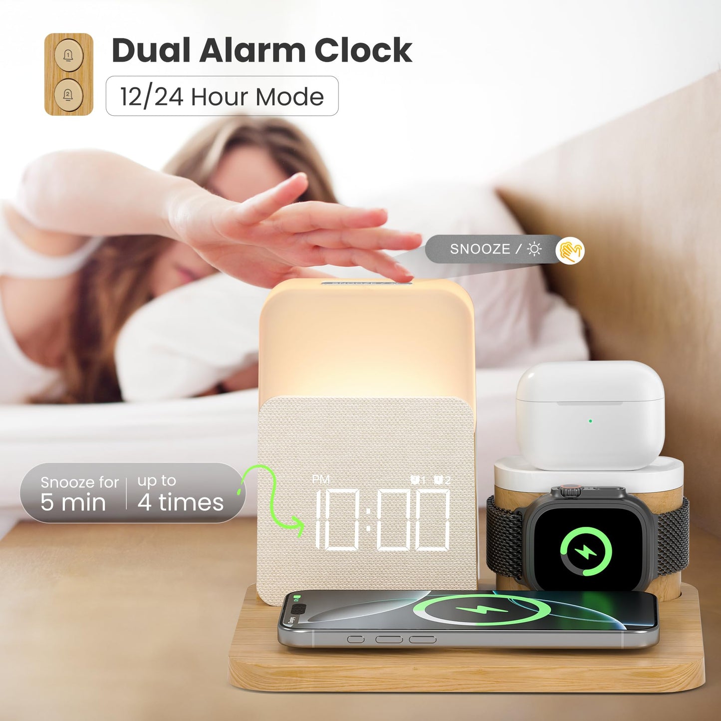 Alarm Clock Charging Station