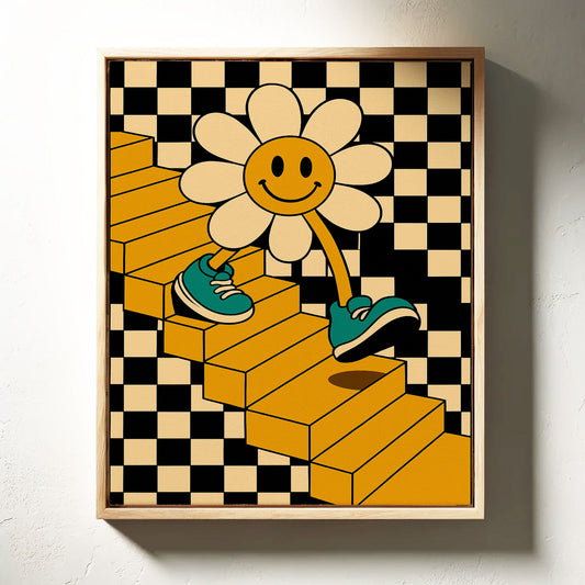 Groovy Daisy Print