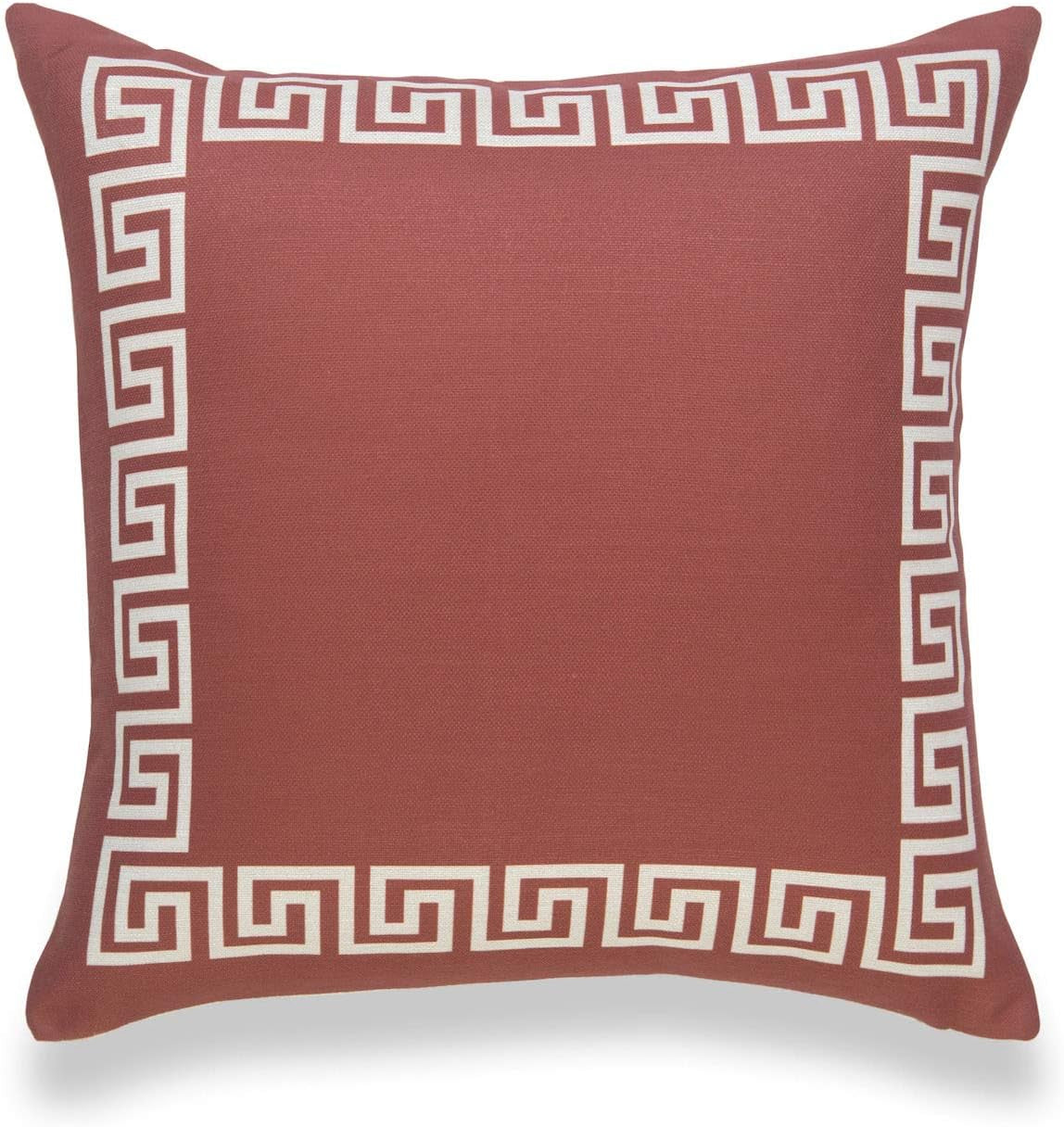 Hofdeco Fall Decorative Lumbar Throw Pillow Cover ONLY, for Couch, Sofa, or Bed, Orange Stripe Tassel, 12"X20"