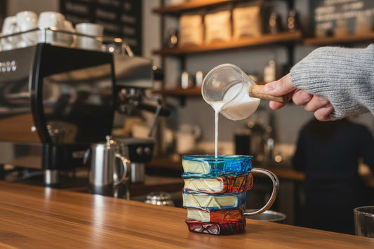 350ML Novelty Painted Book Mug Glass Cup Creative 3D Colored Glass Book Coffee Mug for Book Lover Literature Lovers Gifts