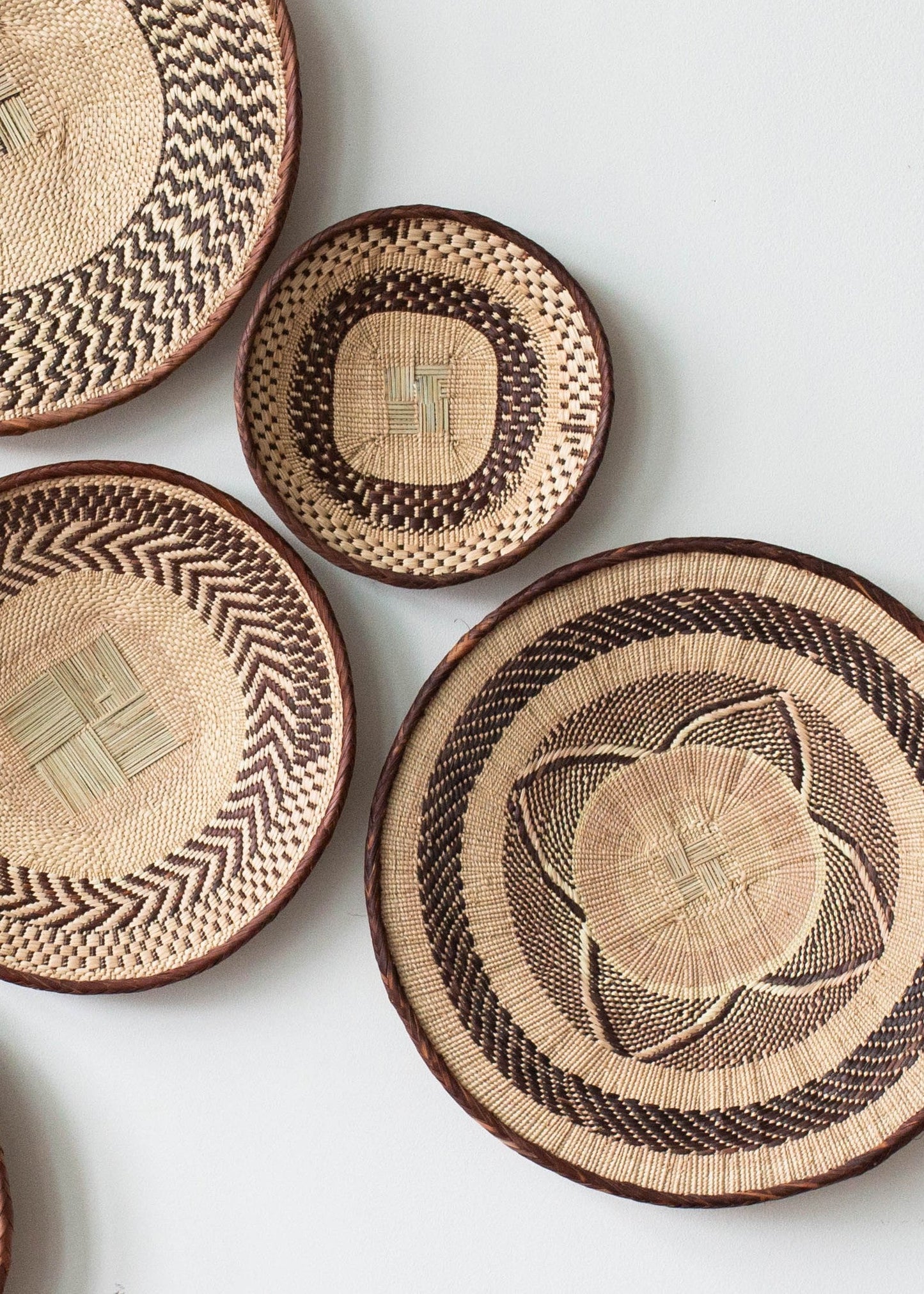 Statement Binga Patterned Wall Hanging Basket