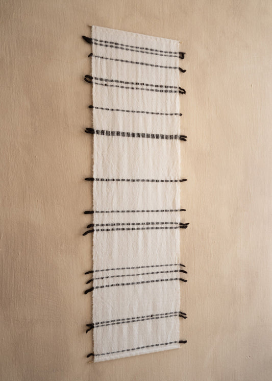 Chiaroscuro Handwoven Cotton Wall Hanging