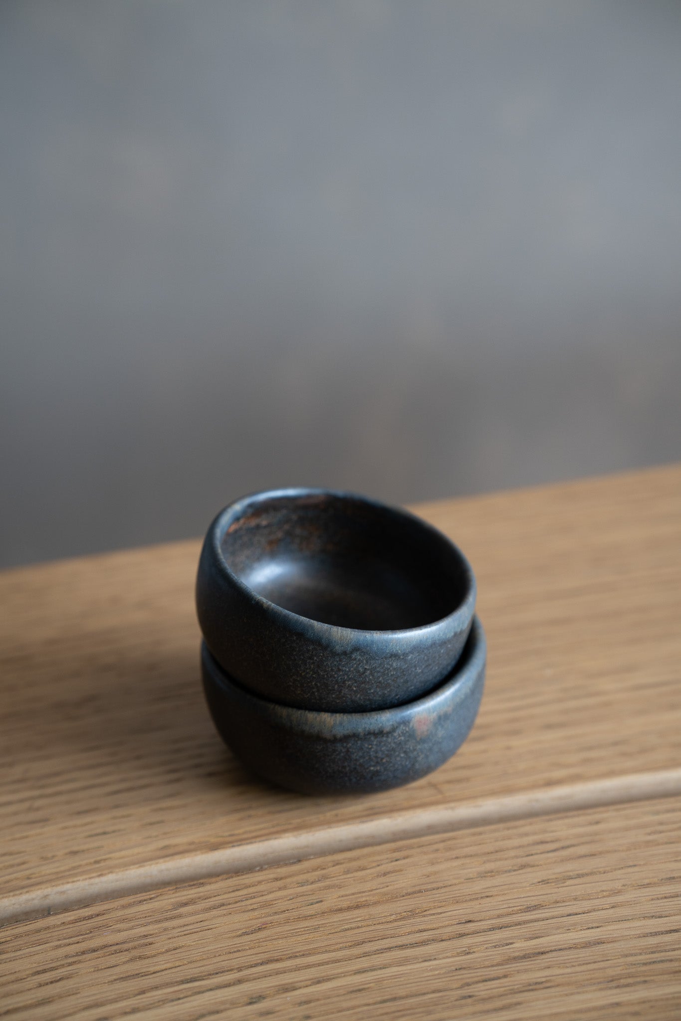 Rust Stoneware Pinch Bowl