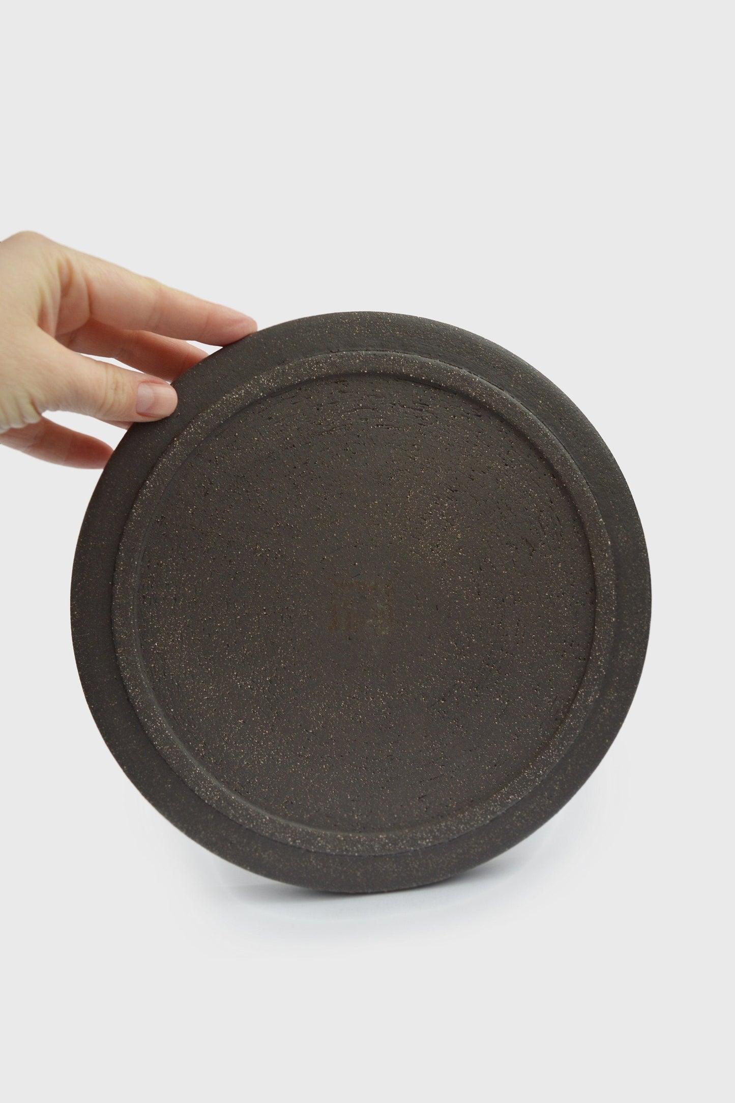 Handmade Stoneware Dinner Plates "Pumpernickel"
