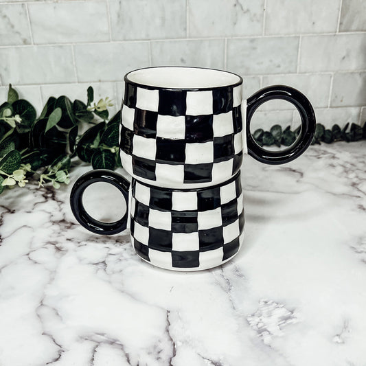 Checkered Mug