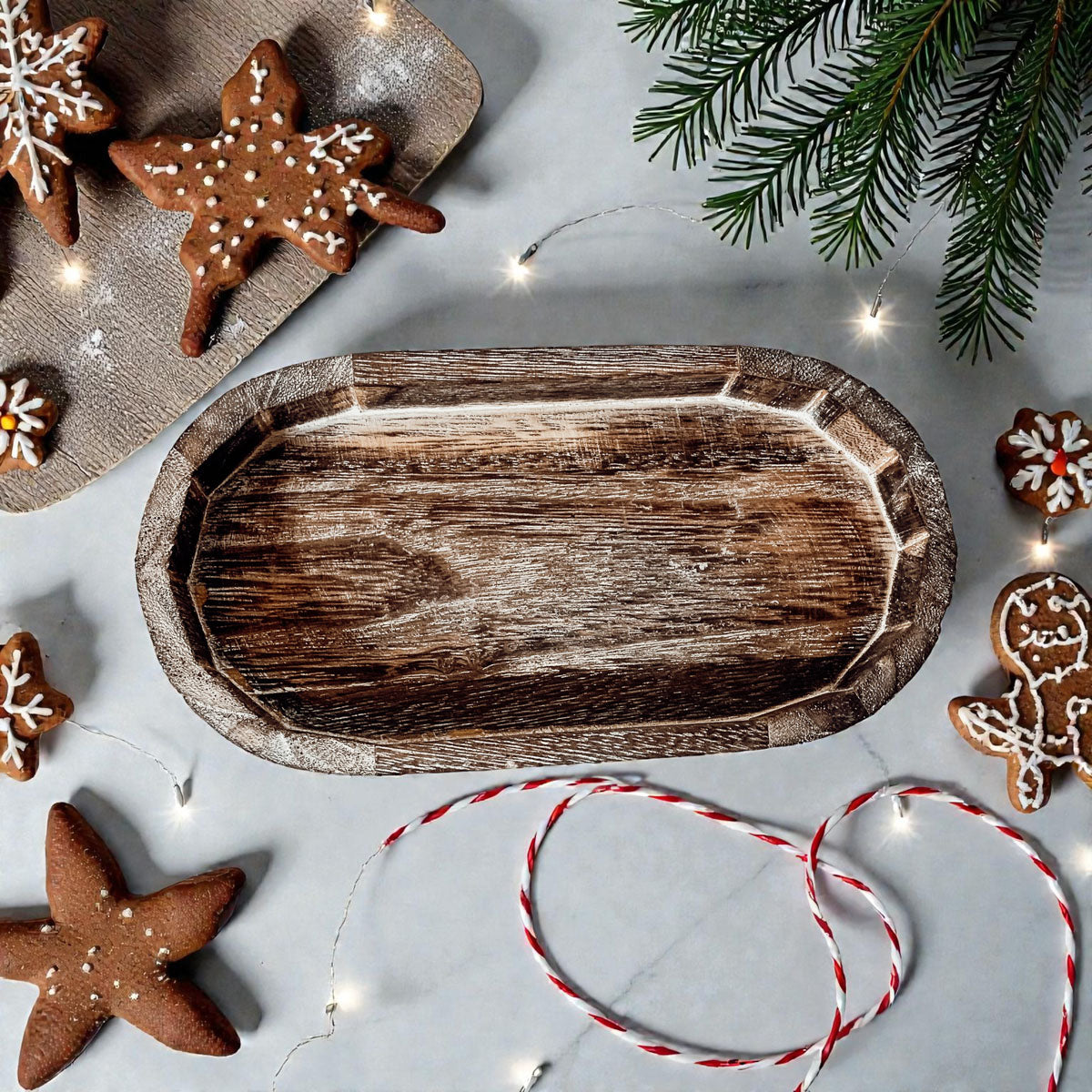 Rustic Wood Tray
