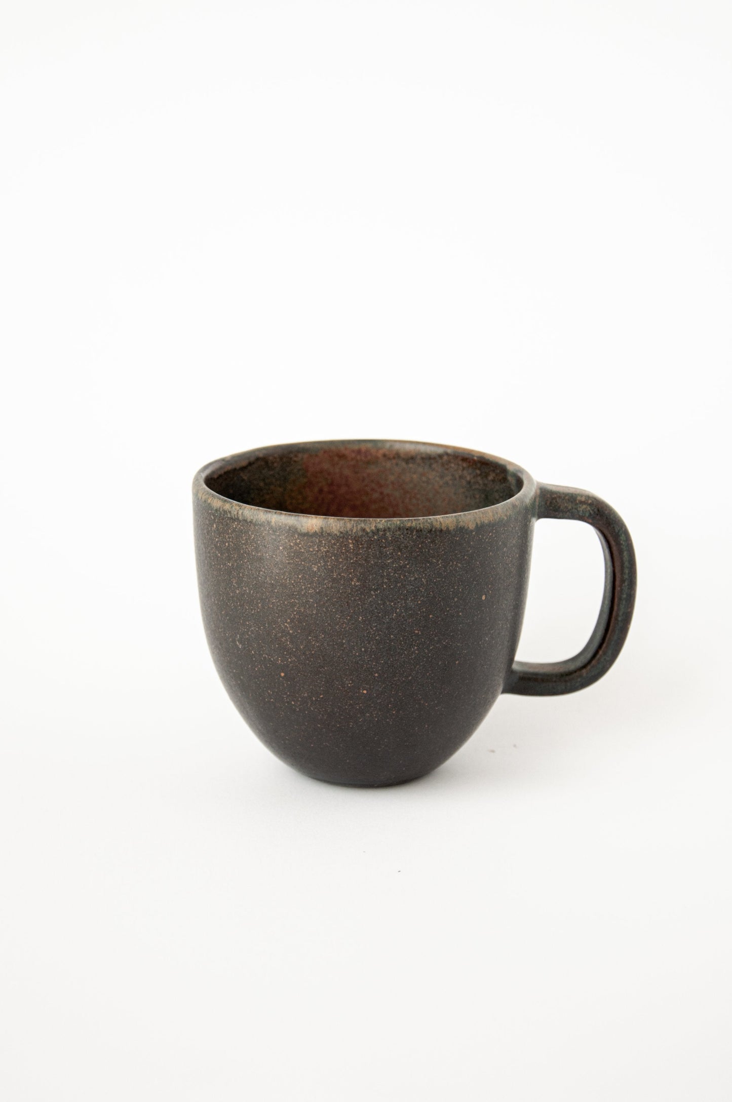 Rust Stoneware Coffee Mug