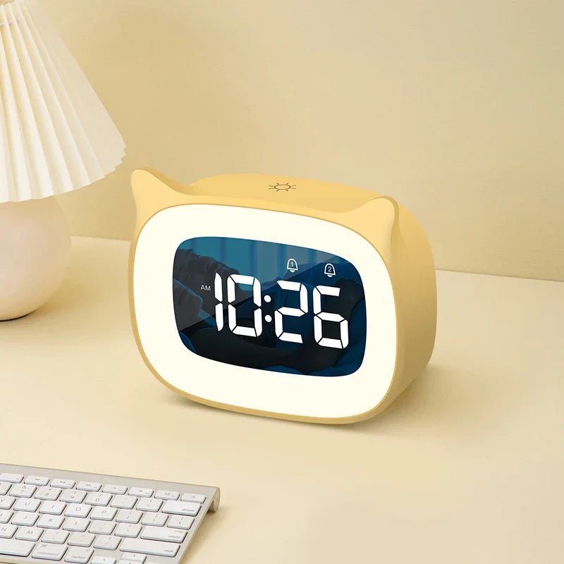 Cat Digital Alarm Clock