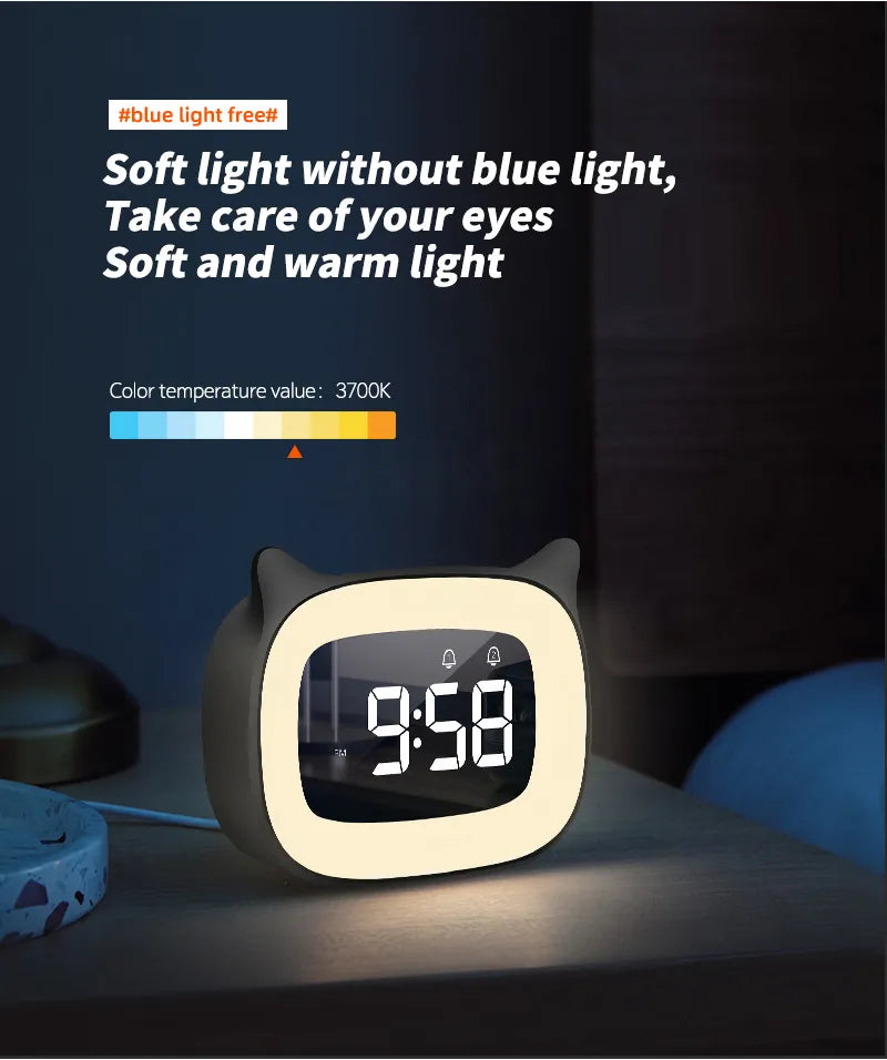 Cat Digital Alarm Clock