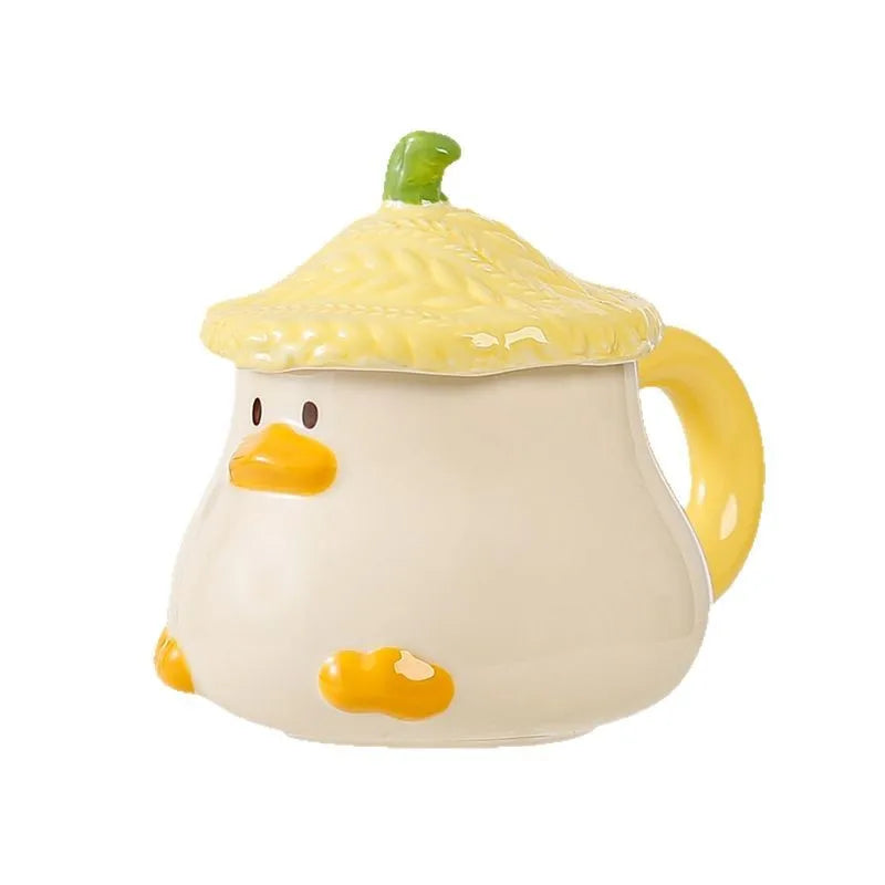 Duck Mug With Lid