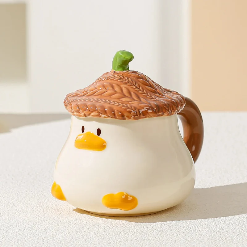 Duck Mug With Lid