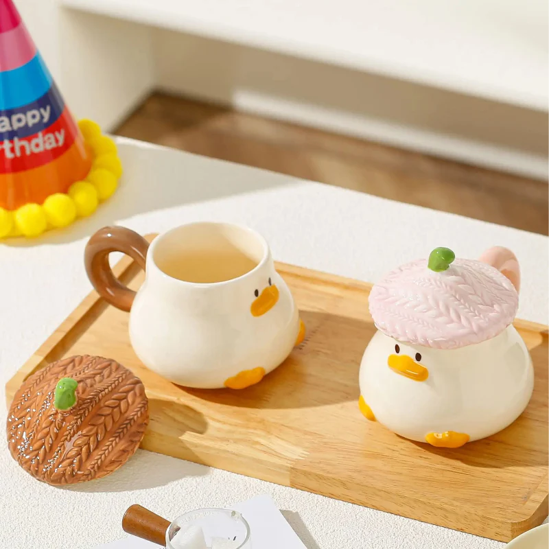 Duck Mug With Lid
