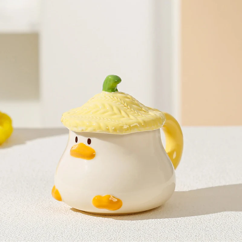 Duck Mug With Lid