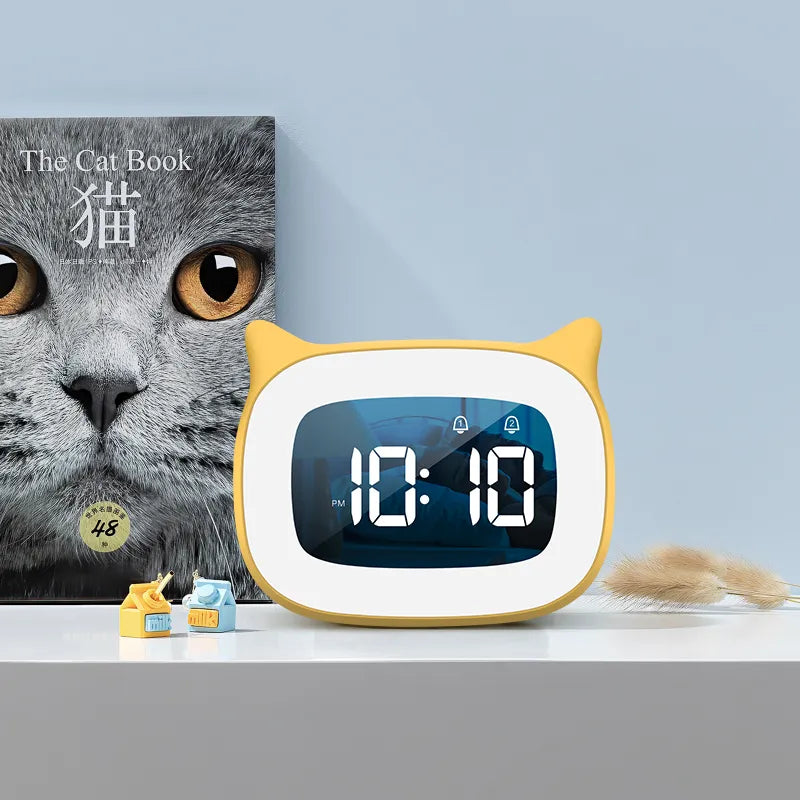 Cat Digital Alarm Clock
