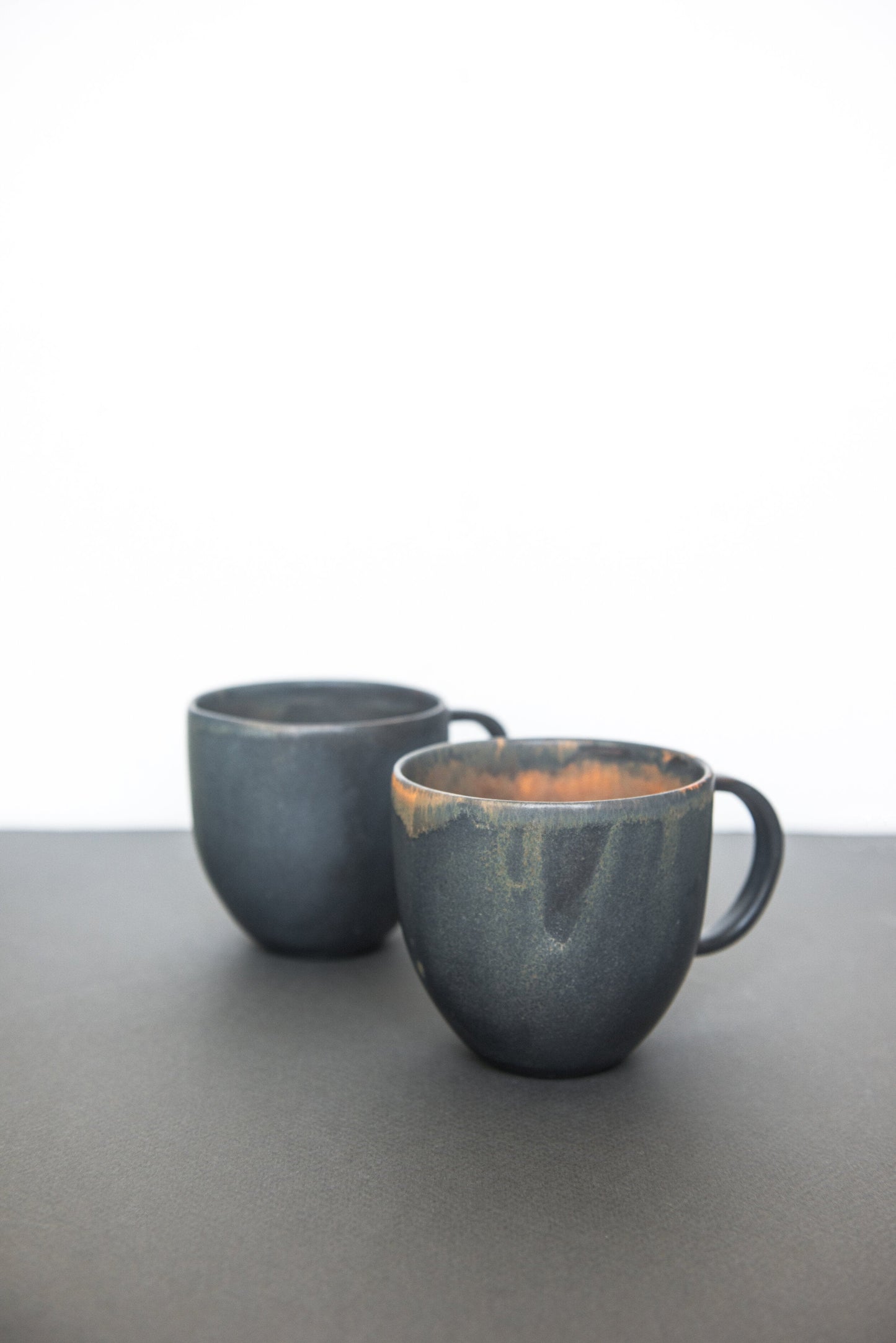 Rust Stoneware Coffee Mug
