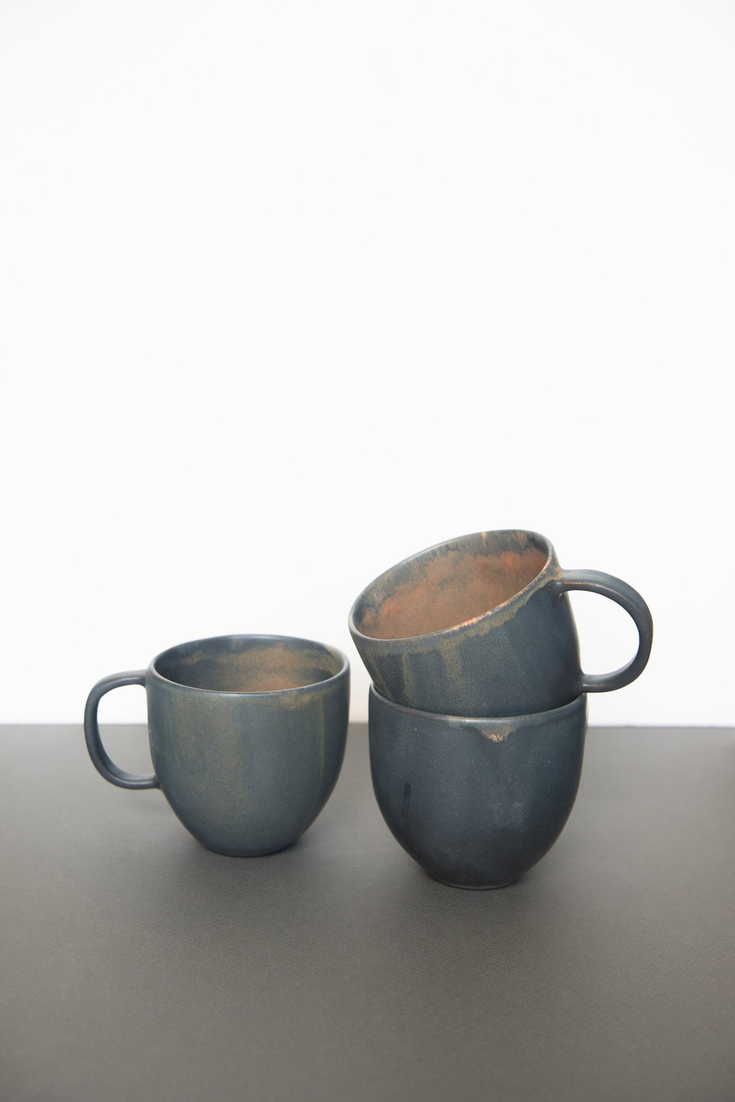 Rust Stoneware Coffee Mug