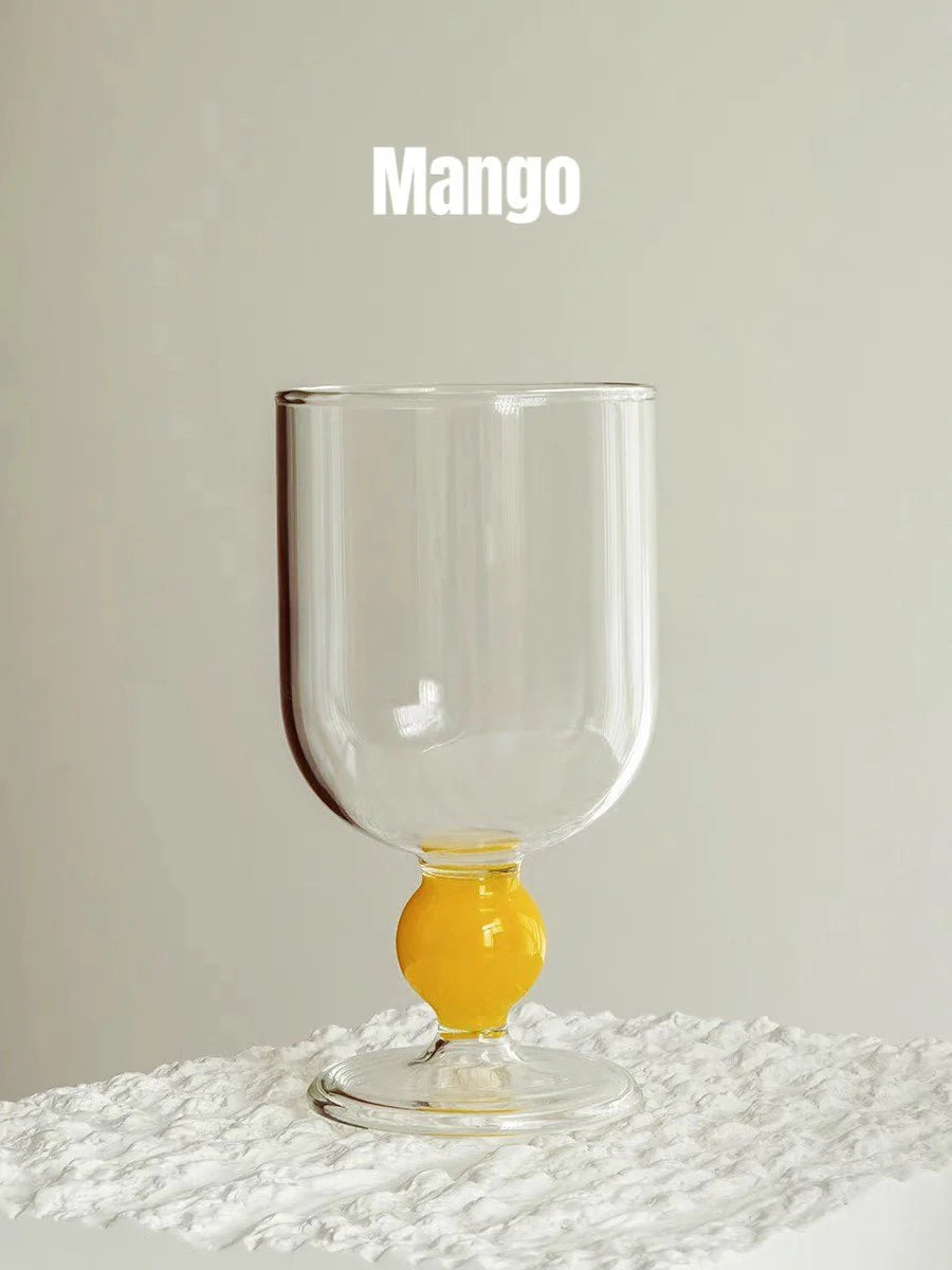 Gumballs Wine Glass - Eclectic Whimsical Coloured Cocktail Glasses