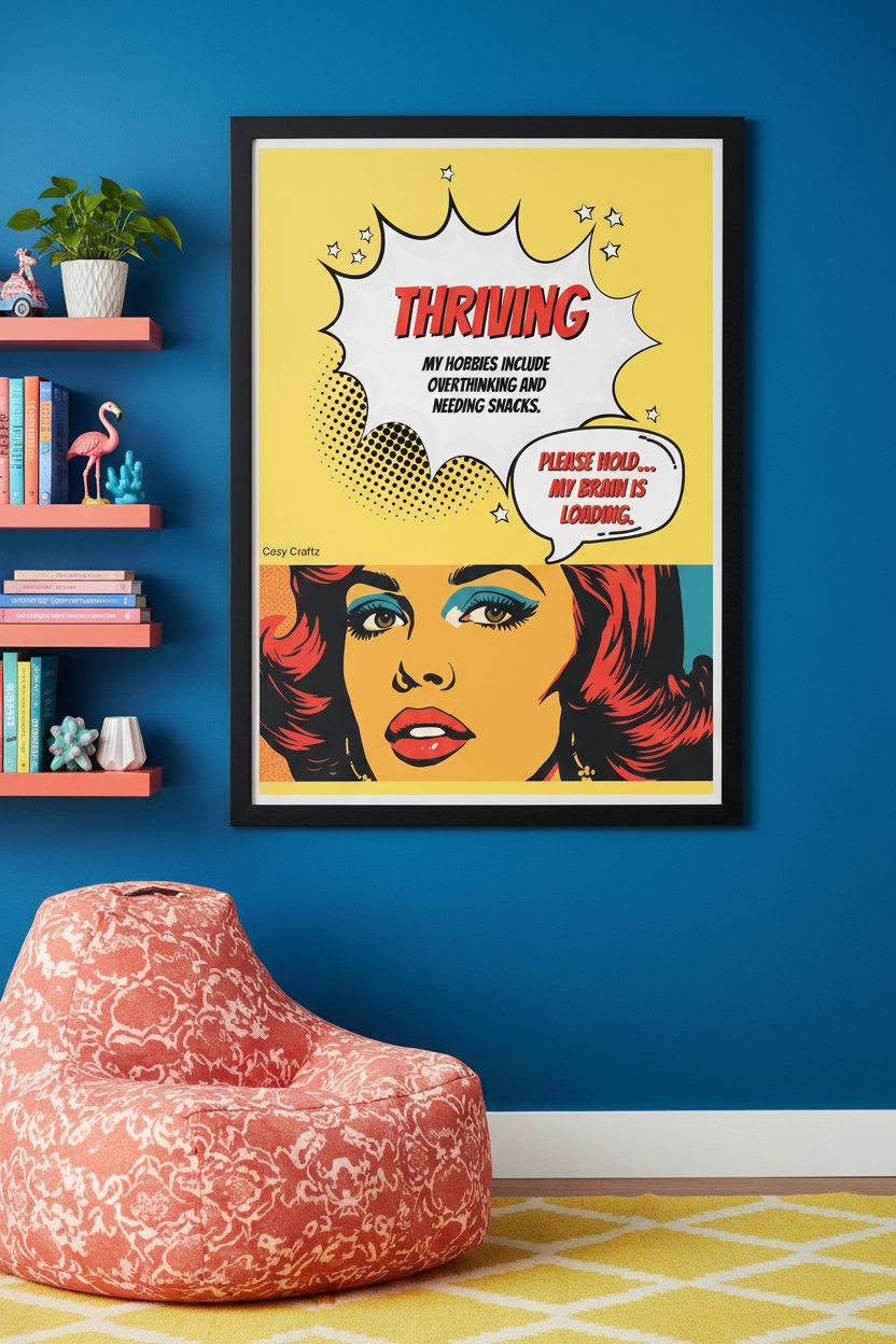 Call Your Bestie Framed Poster Scene