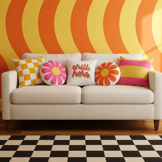 Chill Here Throw Pillow
