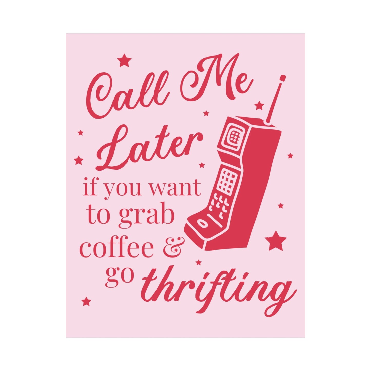 Cute Thrifting Poster