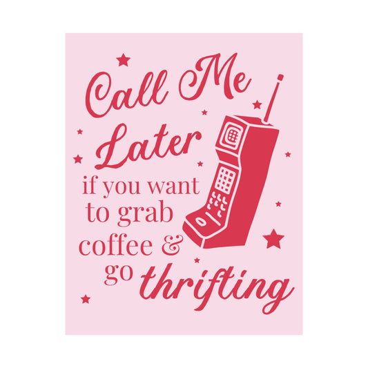 Cute Thrifting Poster