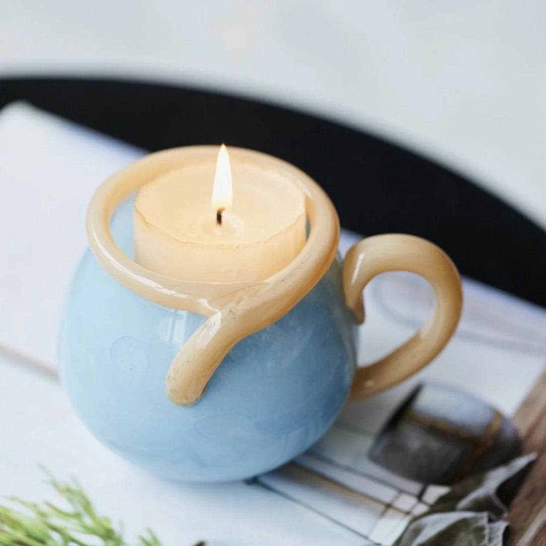 Handblown Bonbon Glass Mug, Dopamine Espresso Cups