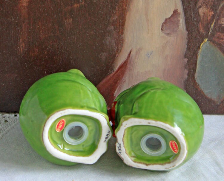 Salt and Pepper Whimsical Frog Shakers
