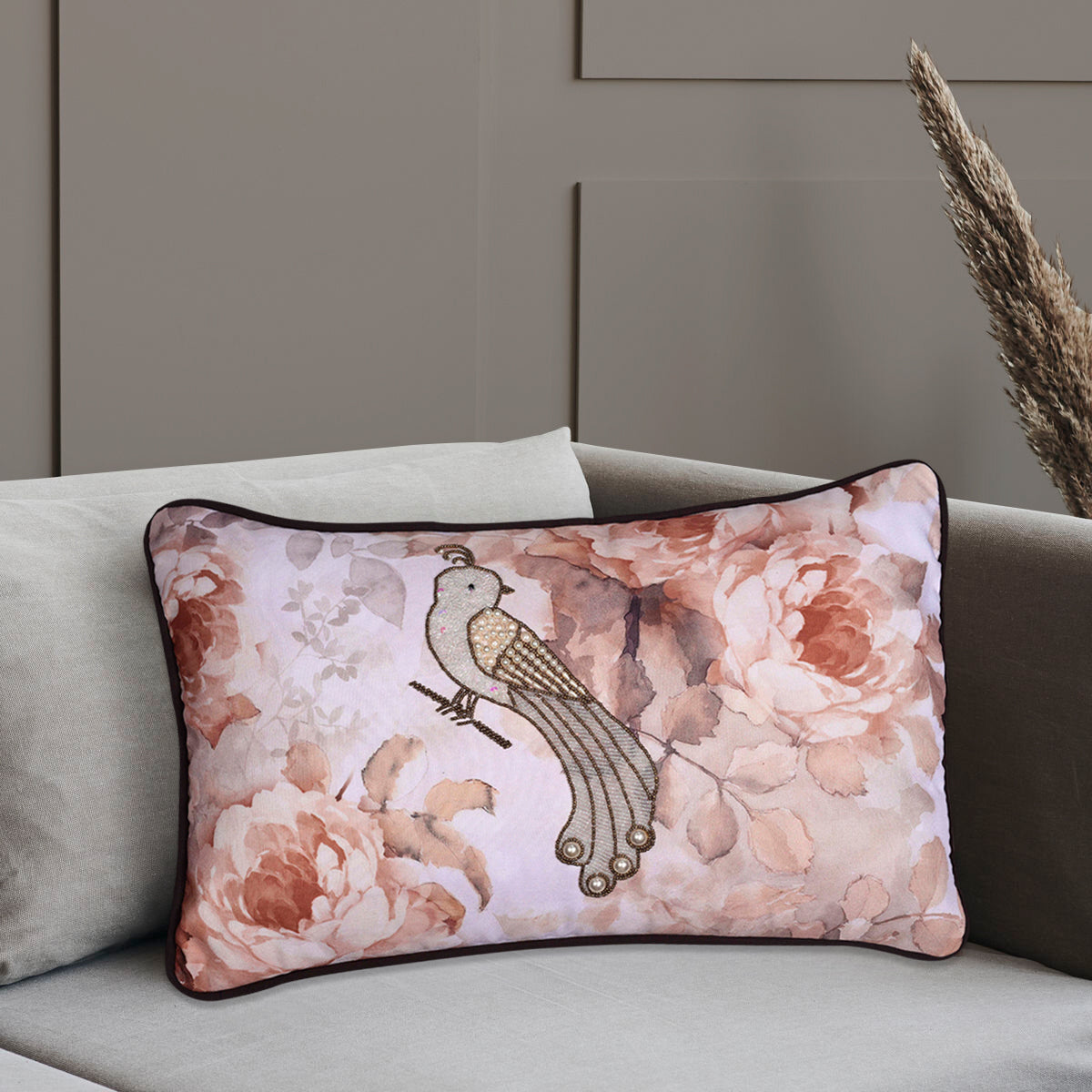 Bird Printed Design Throw Pillow Covers