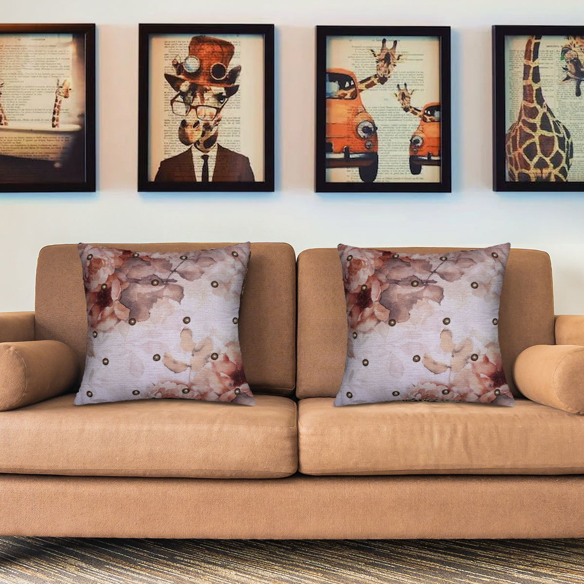 Bird Printed Design Throw Pillow Covers