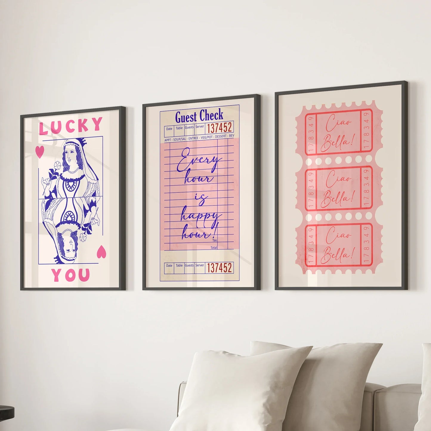 Retro Set of 3 Prints
